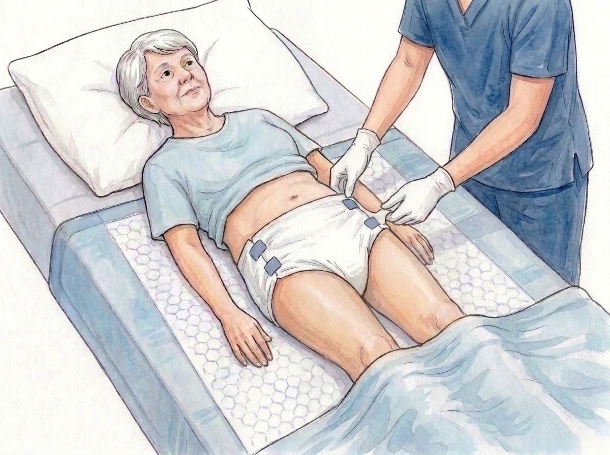 9. Zvedněte přední díl přes břicho, bariéry v tříslech